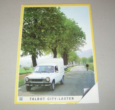 Prospekt / Broschüre Talbot City-Laster - Ausgabe 1983