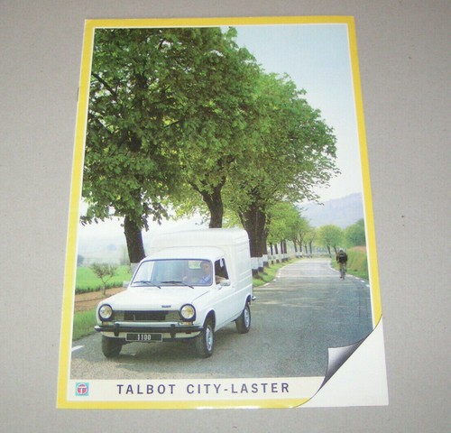 Prospekt broschüre talbot - /,
