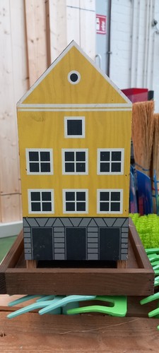 Futterhaus buntes vogelhaus - buntes,