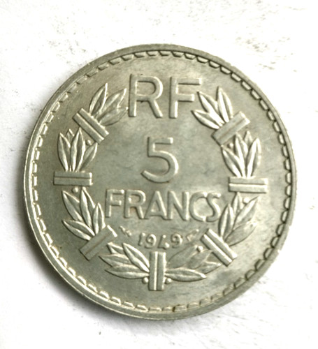 Frankreich francs 1949 - 5,