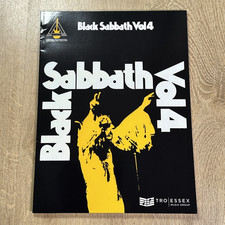 Black Sabbath Vol 4 Guitar Tab Book + Vocal Ozzy Osbourne Tony Iommi