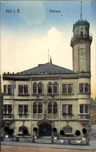 Hof der saale - ak, an