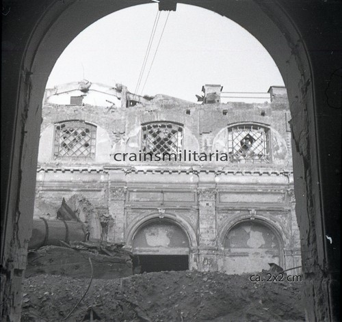 Orig negativ foto zerstörte - orig.,