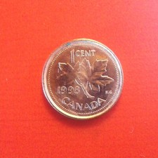 1 Cent Münze aus Kanada von