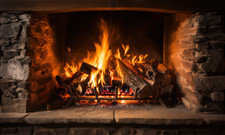 Kaminumrandung echte