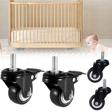 4/8X Lenkrollen Möbelrollen Transportrollen Hochleistungs Lenkrollen für Möbel