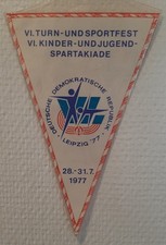 Wimpel Jugendspartakiade 1977