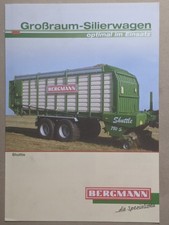 BERGMANN SHUTTLE Silagewagen Ladewagen Prospekt Traktor Bulldog Schlepper