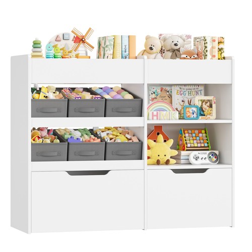 Kinderregal mit boxen auf - mit, 6