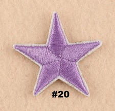 Stern Patch klein 4 cm zum