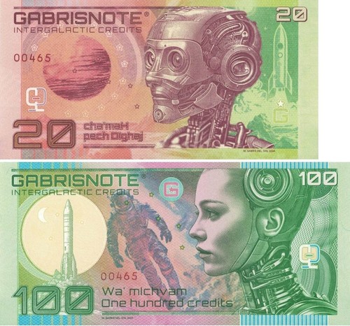Gabris fantasy banknote usa - banknote, 20