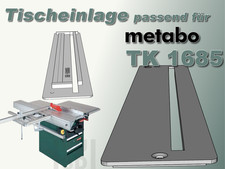 Tischeinlage, Einlage