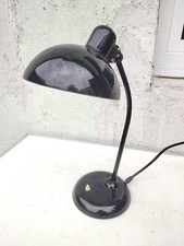 Bauhaus Lampe Schreibtischlampe schwarz vintage im Kaiser Idell Stil