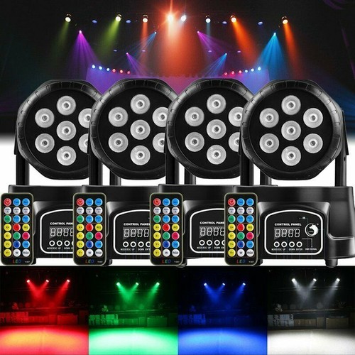 4stk 105w led rgbw - 4stk,