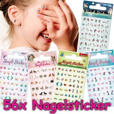 OHR- und NAGELSTICKER - 56 Kinder Nagel Sticker Aufkleber Mitgebsel Lutz Mauder 