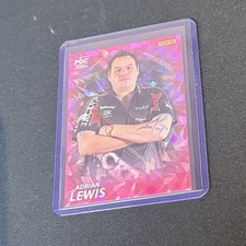 Panini 2025 PDC Premier League- Adrian Lewis Pink Cracked Ice Karte aus Sammlung