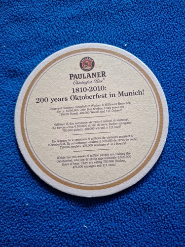 Bierdeckel oktoberfest 2010 - bierdeckel,