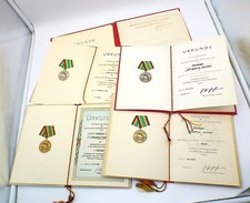 Konvolut DDR Urkunden NVA Teue