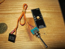 Graupner 2 Kanal Schaltmodul lang 3 - stufig Schalter 5 polig mit Blende 4151