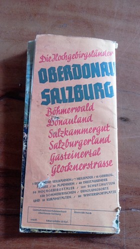 Reisekarte oberdonau salzburg - reisekarte,