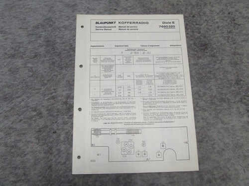 Schaltplan service manual für - manual,