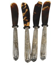 Set of 4 Antique Caviar Knives