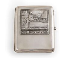 Zigarettenetui - Wikinger - Latvia 1930er, Zeit der Unabhängigkeit von Russland