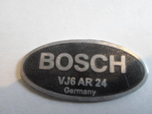 Typenschild schild bosch - typenschild,