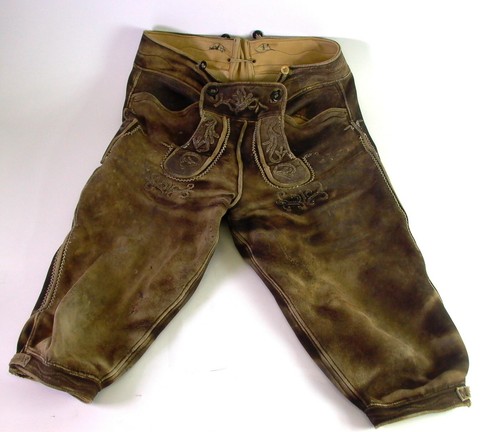 Alte sämige hirschlederhose - alte,