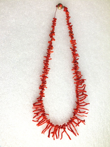 Vintage halskette roter - vintage,
