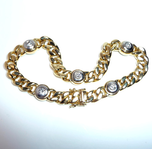 Armband 750 gold gelbgold 75 - 750, 0.75