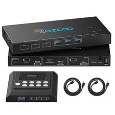 4K@120Hz HDMI DP KVM Switch