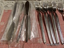 6 teiliges  Fisch Besteck  WMF versilbert  Serie Zürich 1958