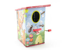 Blechspielzeug - Vogelspardose Bienenhaus Spardose Specht Nostalgie *Neu u. OVP*