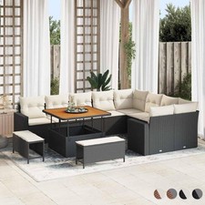 Garten-Sofa-Set mit Kissen