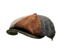 Schiebermütze BAKERBOY PATCHWORK 8-tlg panel flatcap NEWSBOY