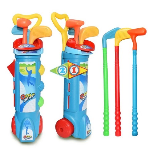Kinder junior golf - junior, caddy