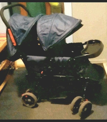 Geschwisterwagen blau - geschwisterwagen, (buggy)