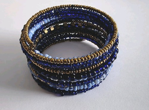 Vintage wickelarmband perlen - wickelarmband,