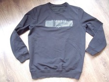 Herren Pullover Pulli mit LACOSTE-Schriftzug + Applikation Schwarz