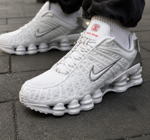 Nike shox weiß silber - shox, tl