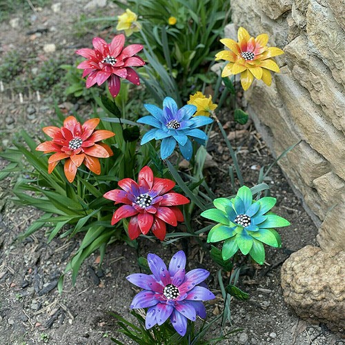Metall taglilie blume - 7x, metall-taglilie-blume