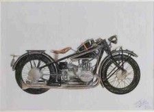 A3 Foto Limited Edition BMW R47 1927