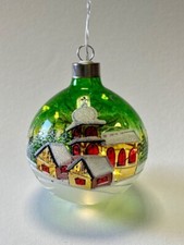 Beleuchtete Winterkugel LED