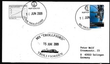 Arctic "NORGE"2009" Cachet,"MS