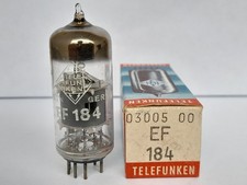 EF184 / 6EJ7   Röhren  TELEFUNKEN  - NOS - EF 184
