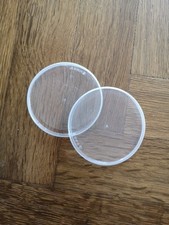 6 Kunststoff Deckel für Katzenfutter Dosen Joghurt Konserven, Durchmesser 8 cm