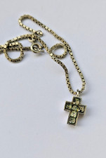 Joop Silberkreuz mit Silberkette