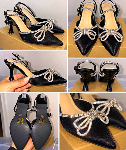 Damen slingback pumps schwarz - pumps,