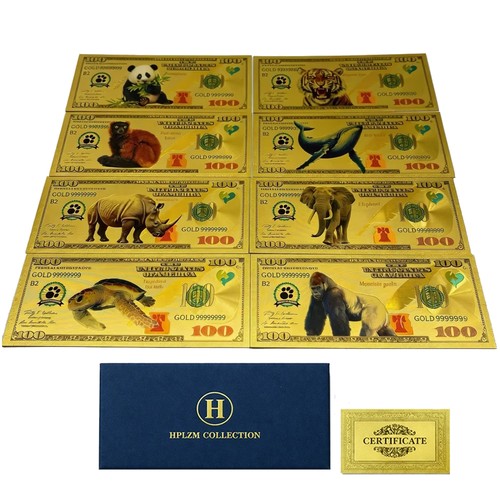 8pcs rare animal - 8pcs, foil